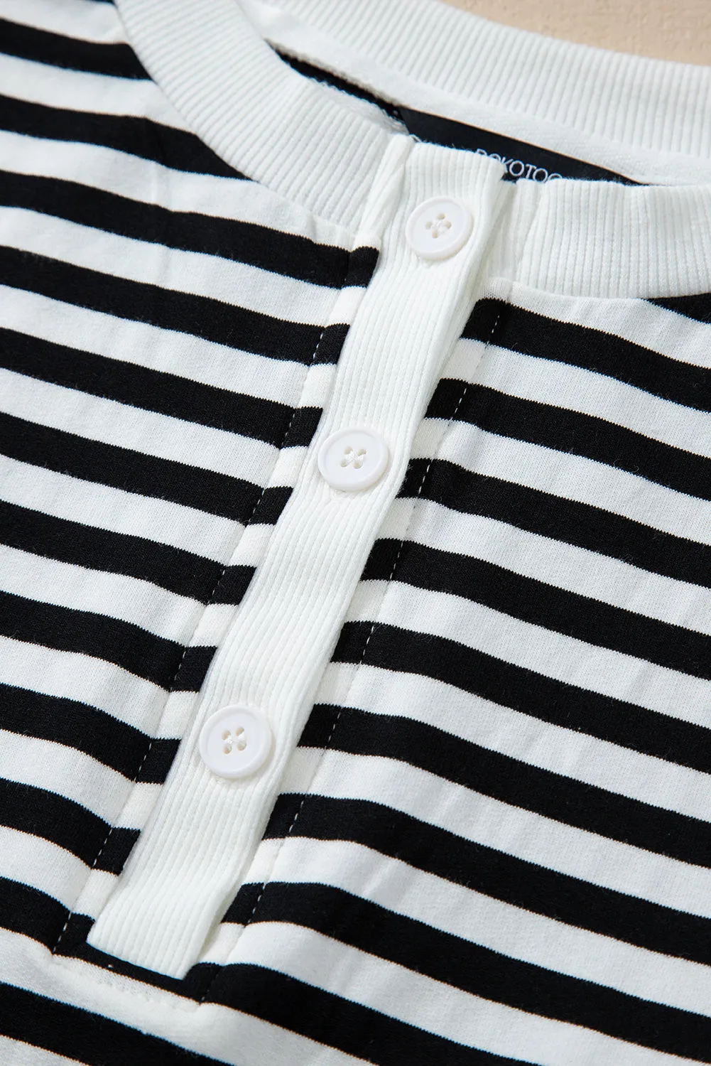 Amara Stripe Oversized Sweatshirt