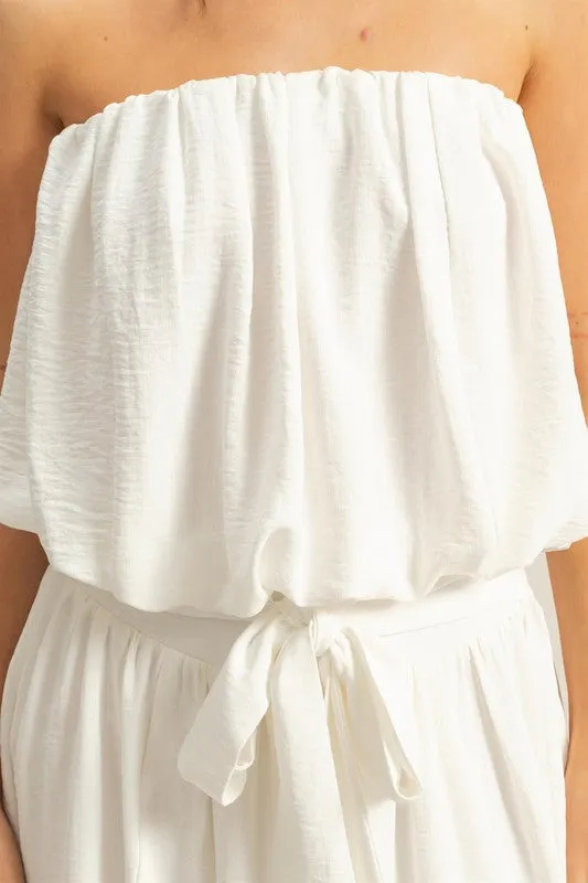 Bubble Hem Tube Top