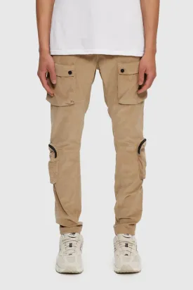 Corduroy Utility Pants - Beige