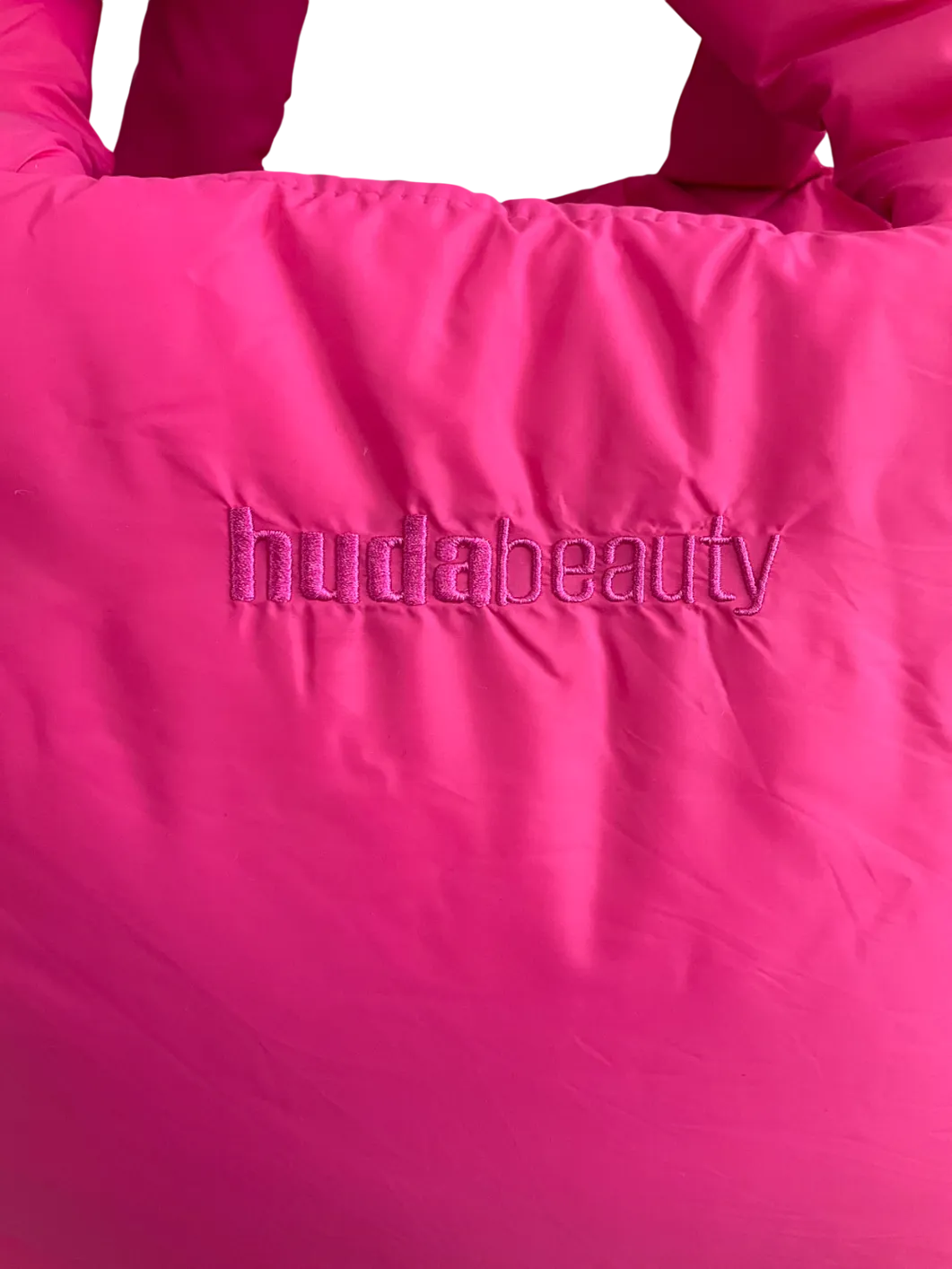 Hooda Beauty Pink Large Puffer Tote Bag One Size