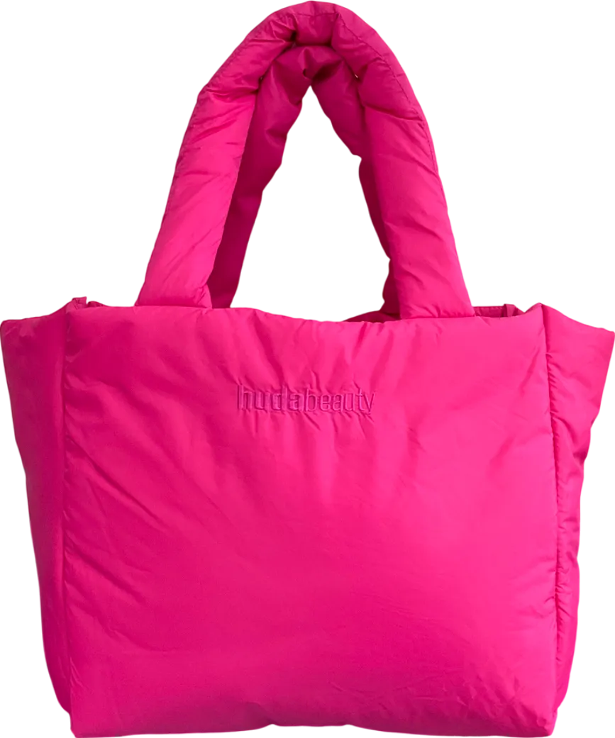Hooda Beauty Pink Large Puffer Tote Bag One Size
