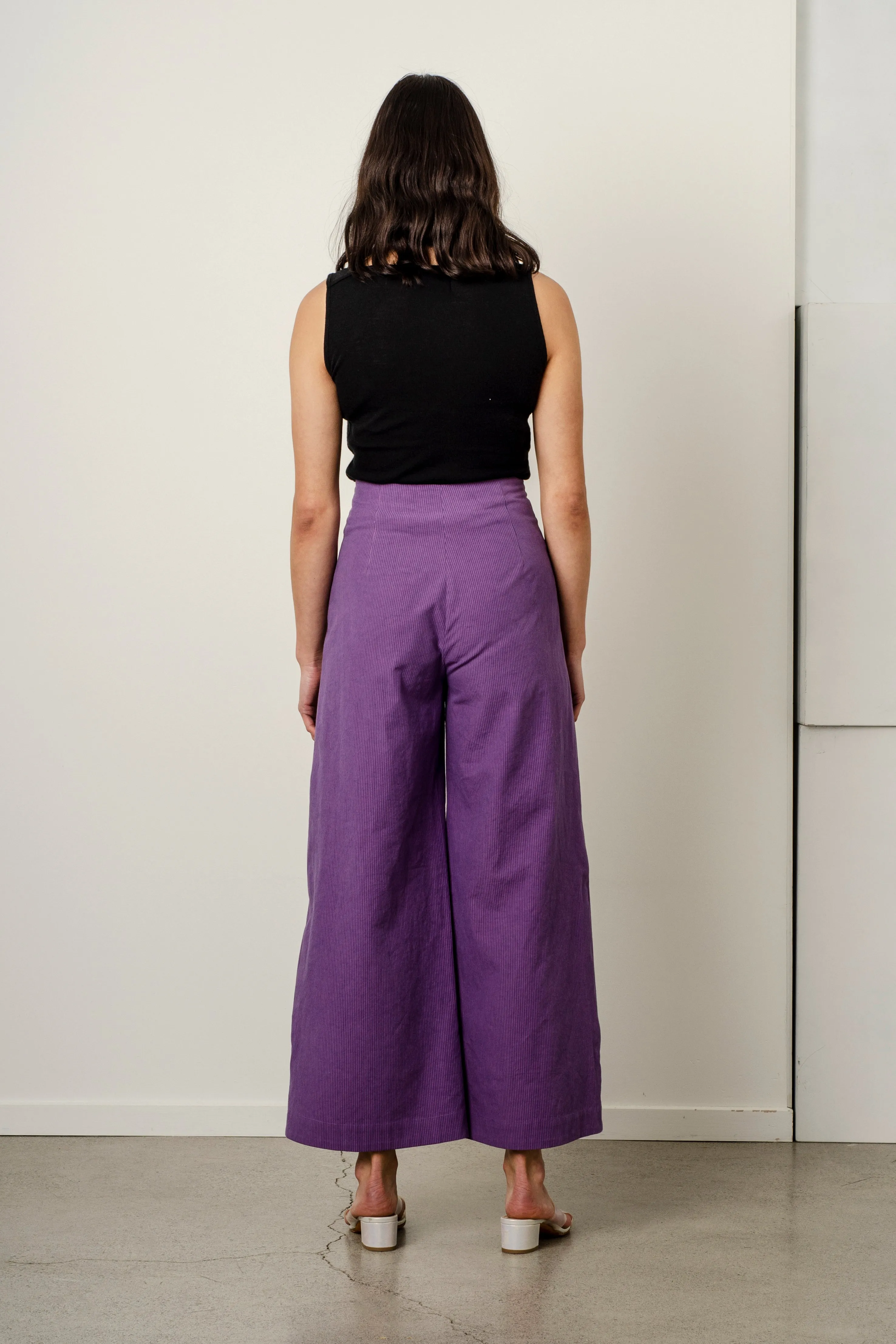 Jeane Pant - Amethyst Stripe
