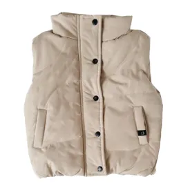 Little Bipsy - Puffer Vest in Sand
