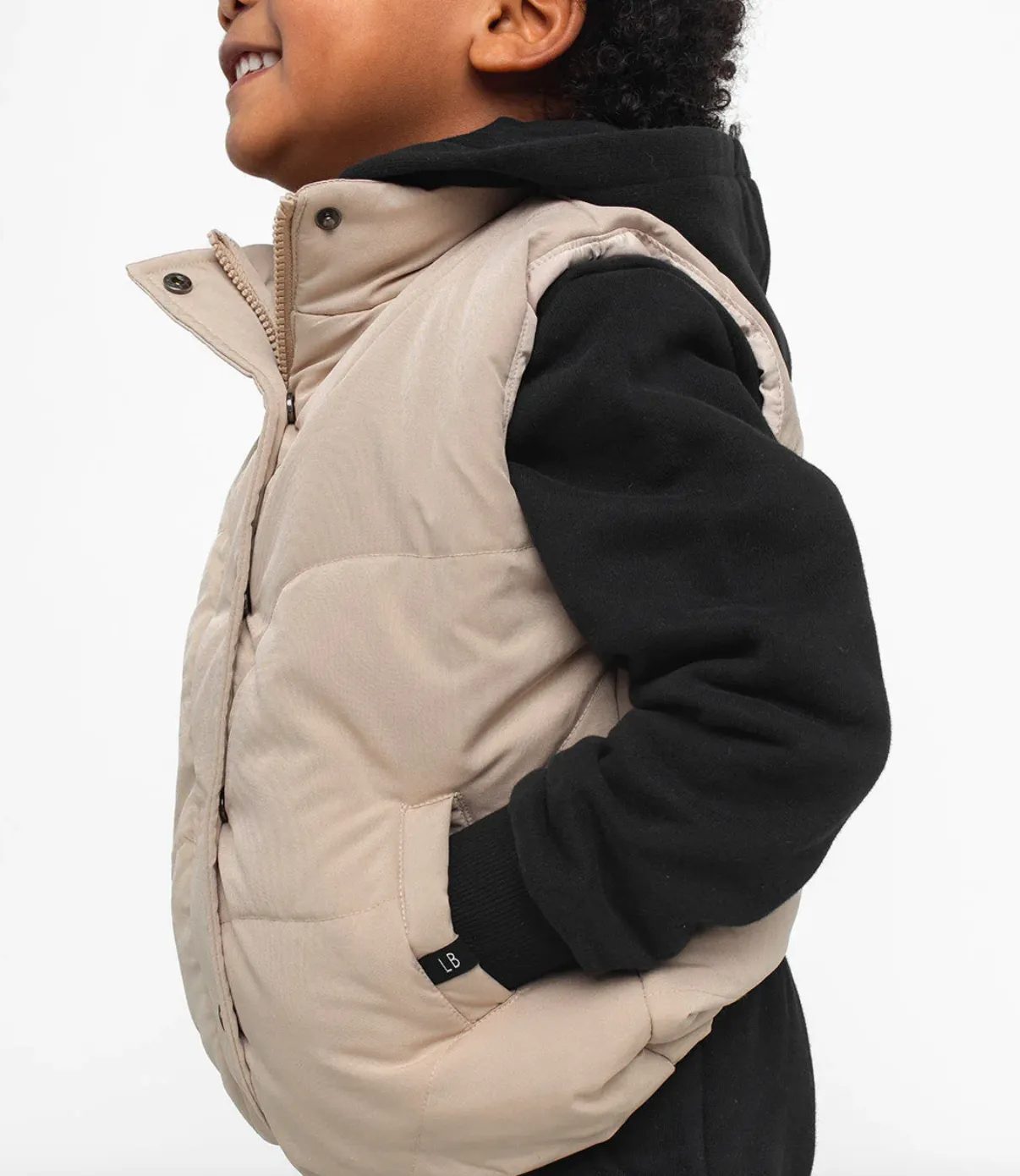 Little Bipsy - Puffer Vest in Sand