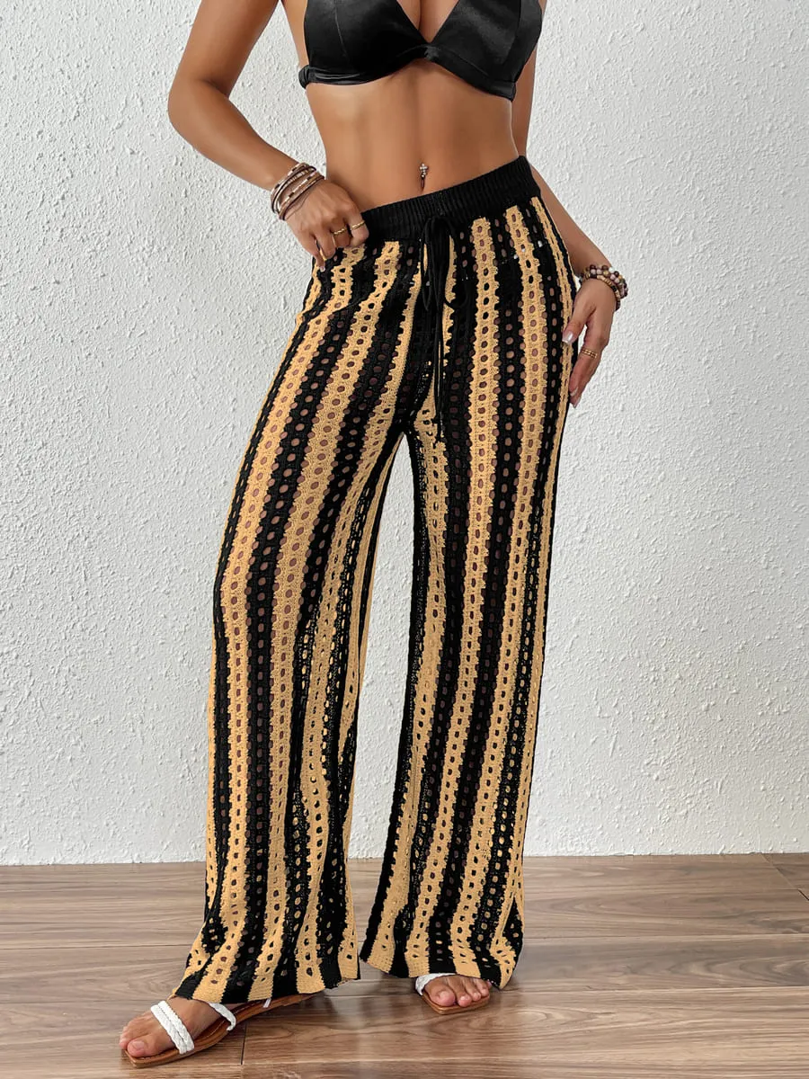 Striped Wide Leg Pant