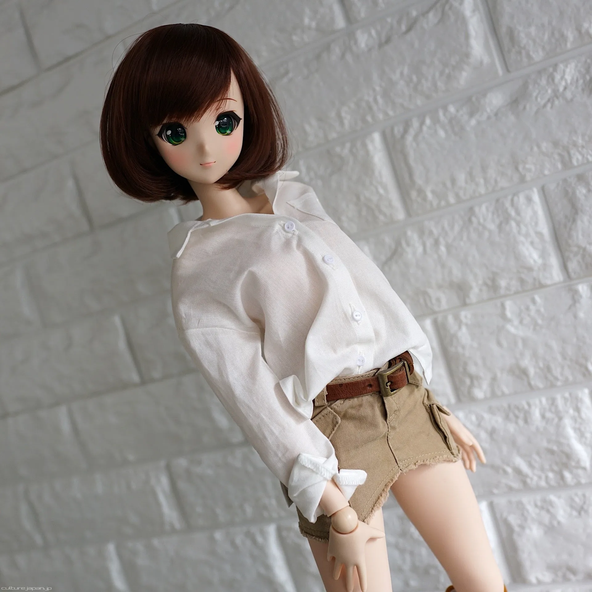 Wide Collar Womens Shirt