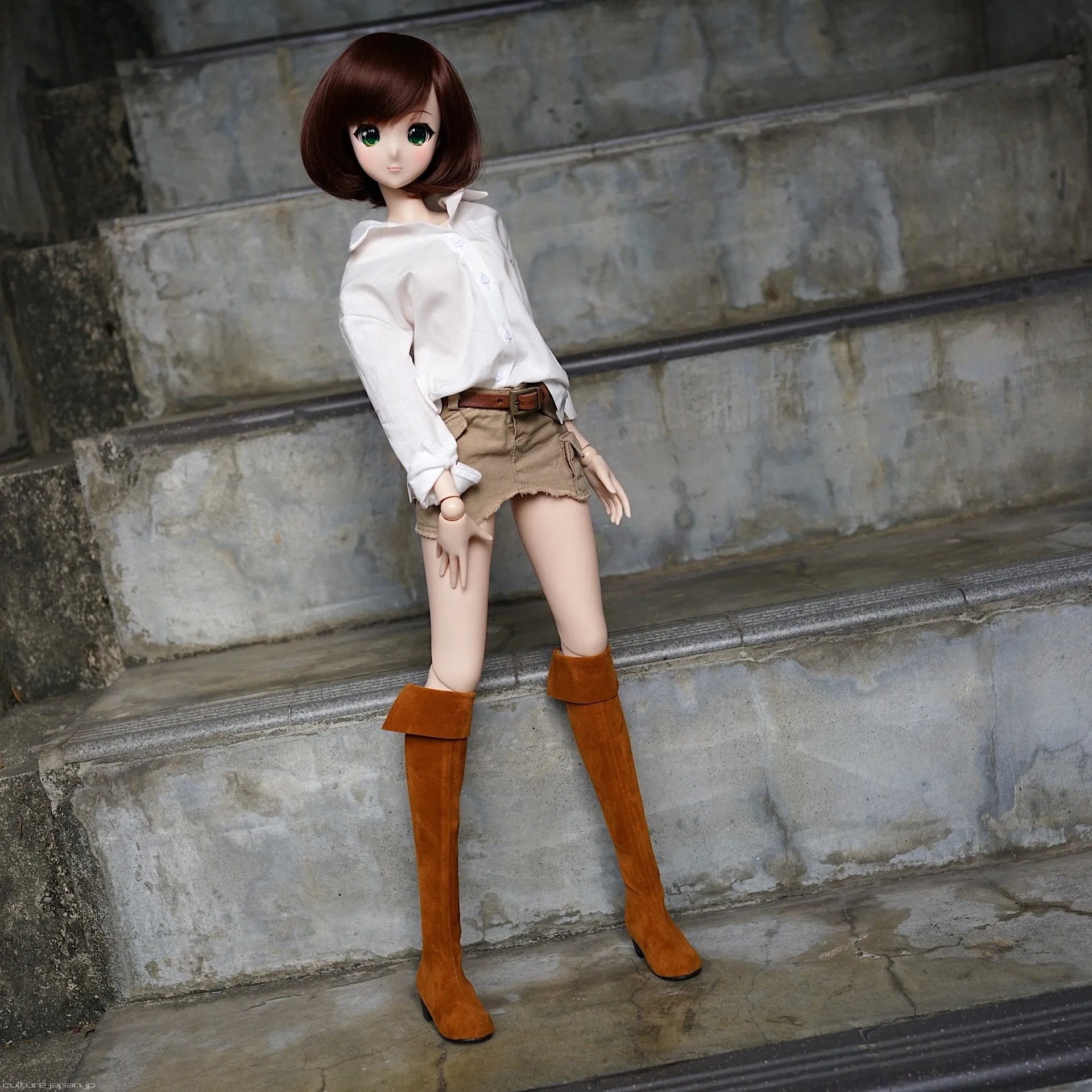 Wide Collar Womens Shirt